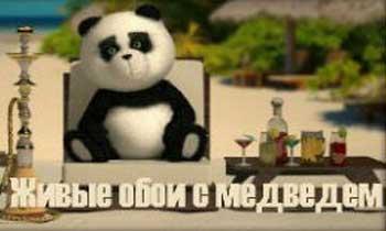 Живые обои с медведем Живые обои с медведем