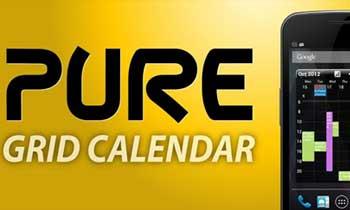 Pure Grid calendar widget Pure Grid calendar widget